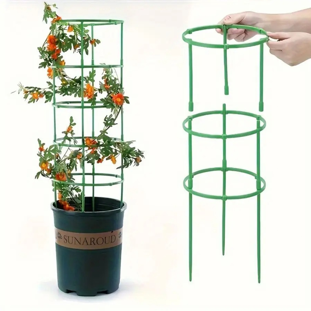 Half round Plastic Plant Suppo - مراجعة Vine Climbing Plastic وسعره