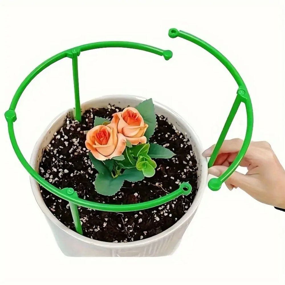 Half round Plastic Plant Suppo - مراجعة Vine Climbing Plastic وسعره