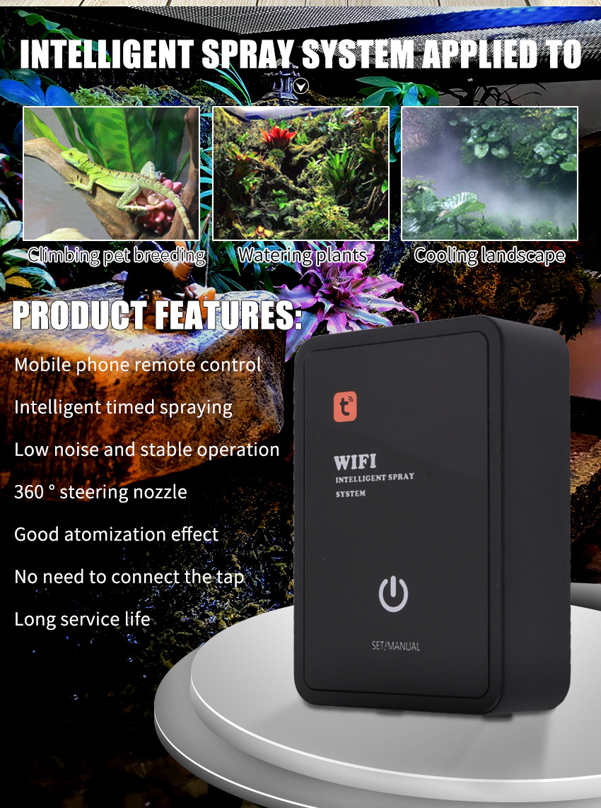 Smart WiFi Reptile Misting Sys - مراجعة Misting Nozzle Reptile وسعره