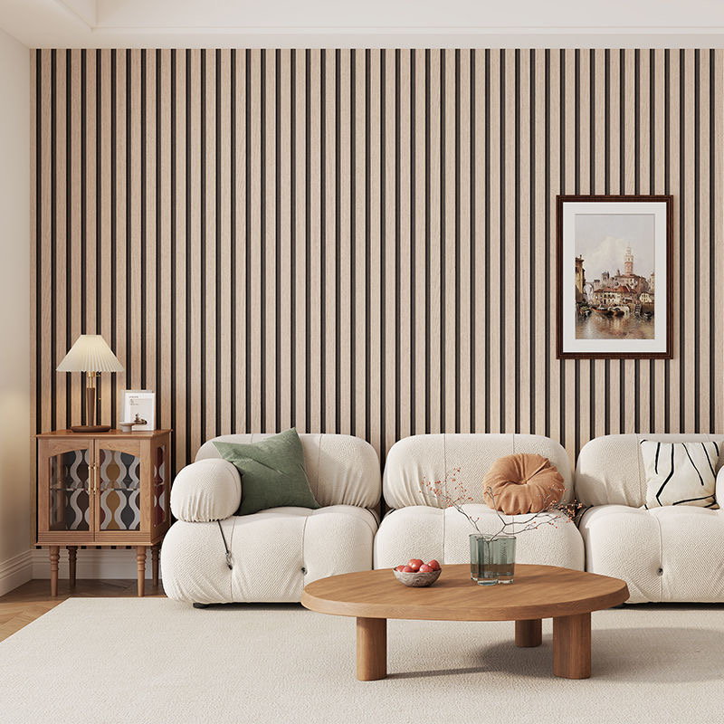 Self Adhesive Wood Grain Wall  - مراجعة Pvc Panel Background وسعره