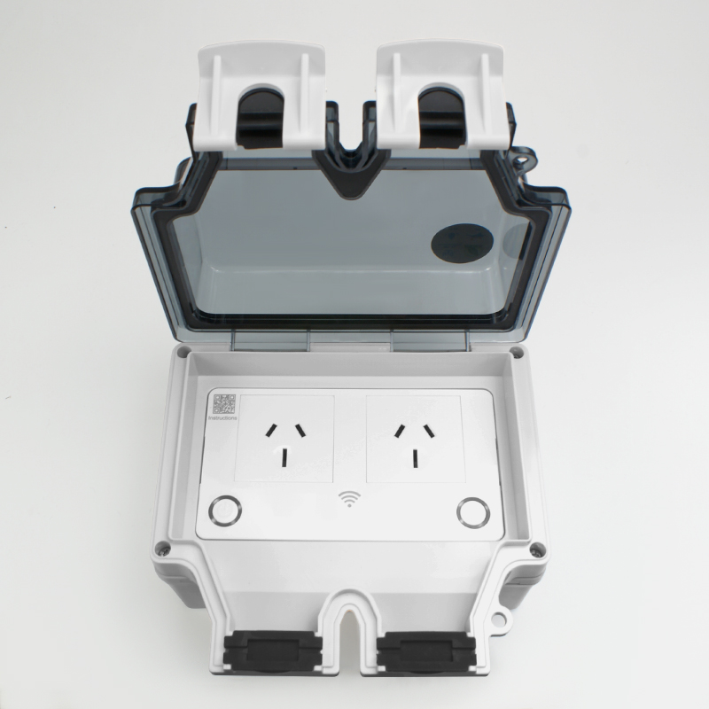 Avoir Tuya Wifi Waterproof Ele - مراجعة Timer Dual Outlet وسعره