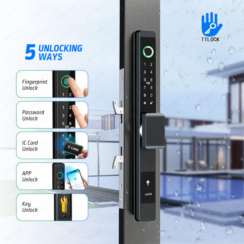 ZHDCOOKEY Biometric Digital Do - مراجعة Glass Door Hinge وسعره