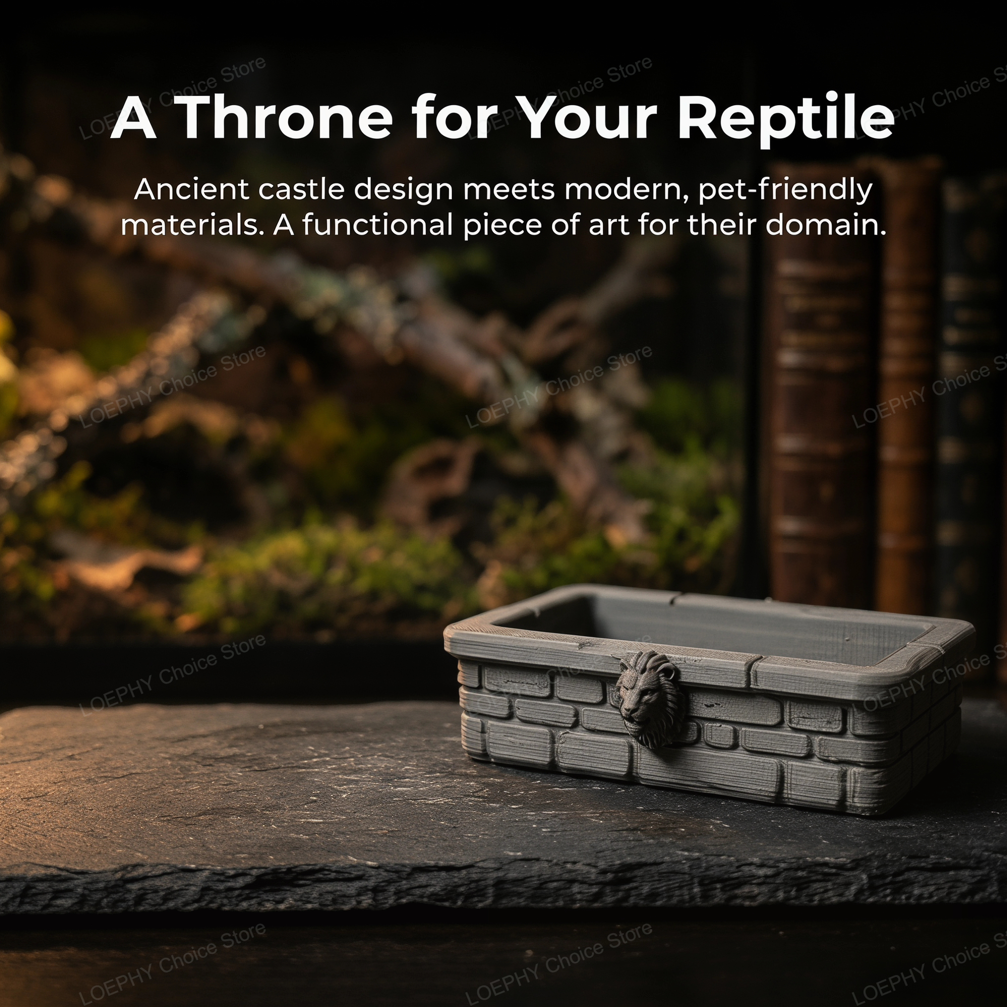 Reptile Water Bowl 3D Printed  - مراجعة Water Dish Reptile وسعره