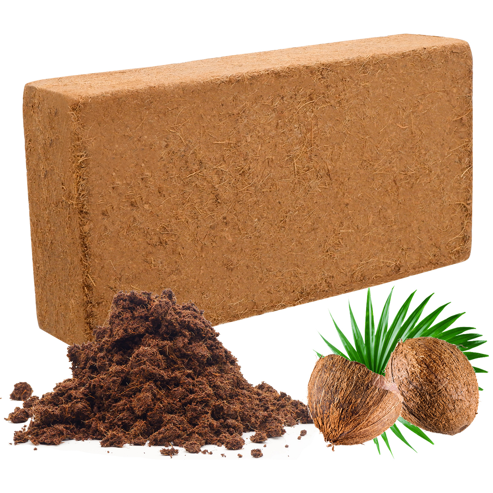 1 Pack Premium Coco Coir Brick - مراجعة Substrate Coconut Fiber وسعره