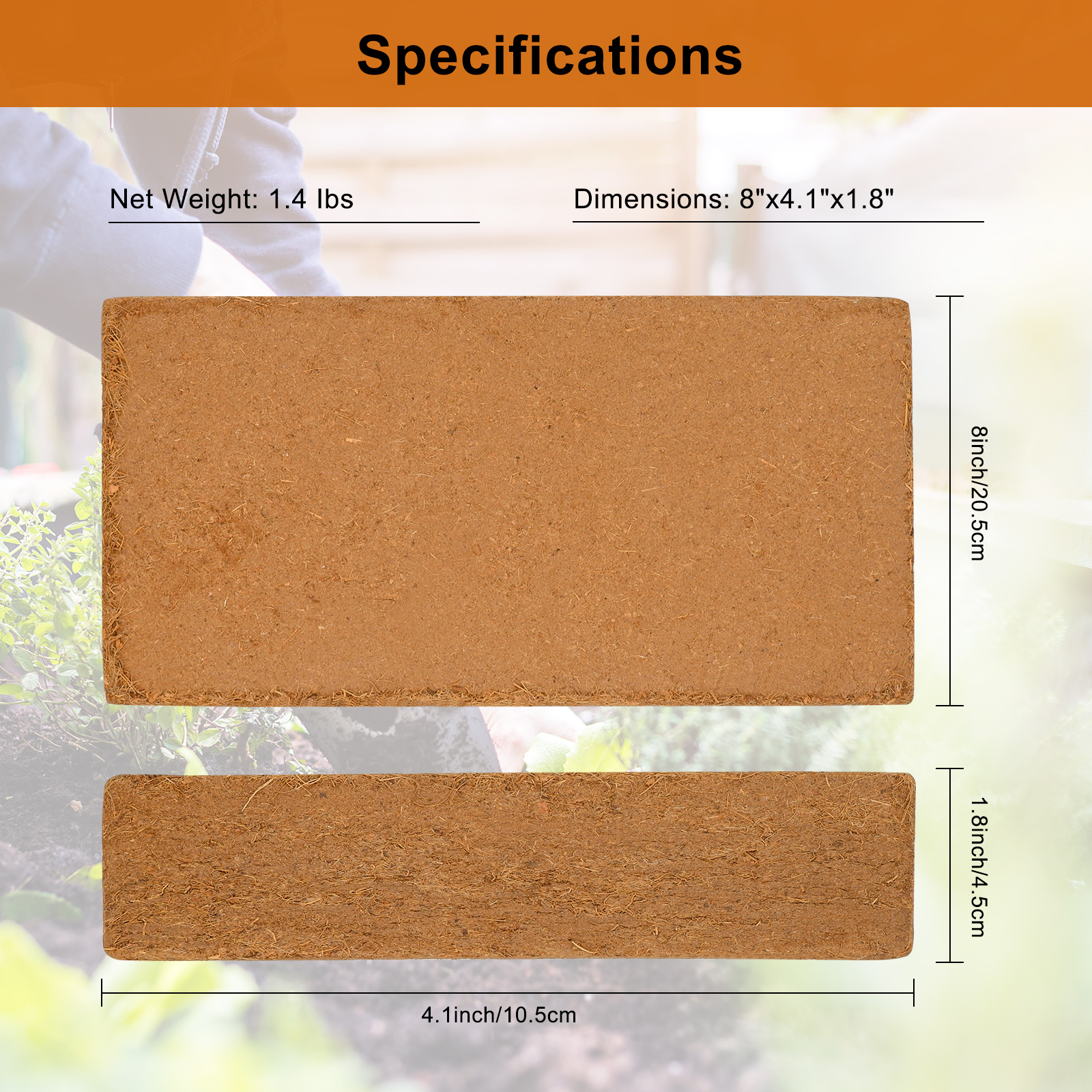 1 Pack Premium Coco Coir Brick - مراجعة Substrate Coconut Fiber وسعره