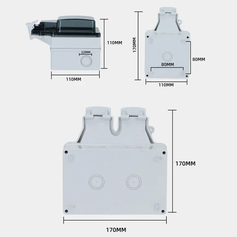 Tuya Waterproof Electrical Wal - مراجعة Timer Dual Outlet وسعره