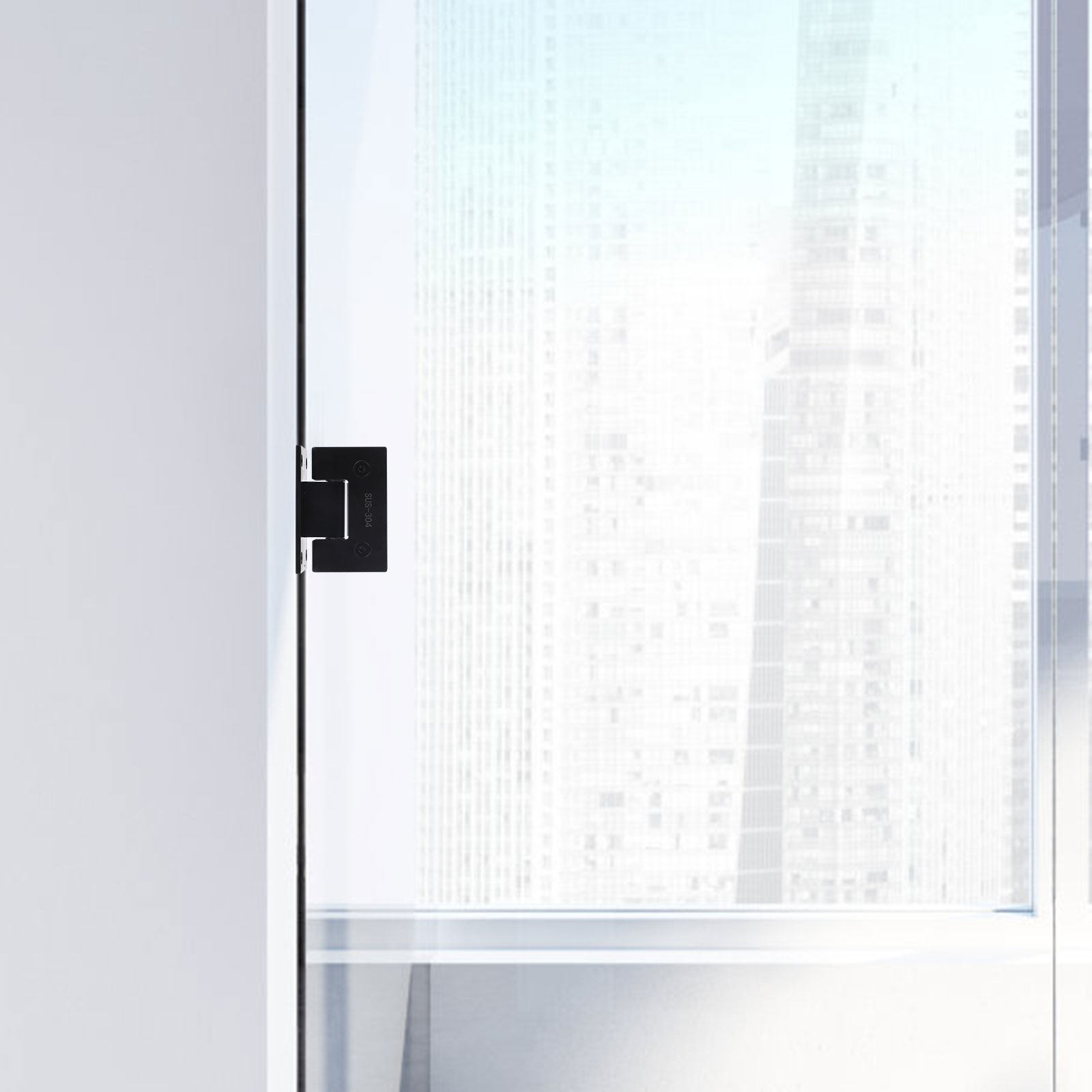 1Pcs Heavy Duty Stainless Stee - مراجعة Glass Door Hinge وسعره
