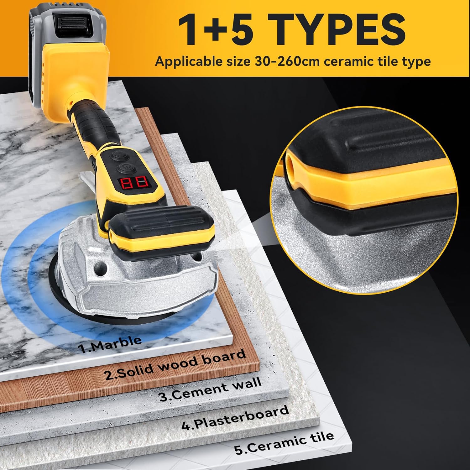 Tile Vibration Leveling Machin - مراجعة Ceramic Tile Floor وسعره