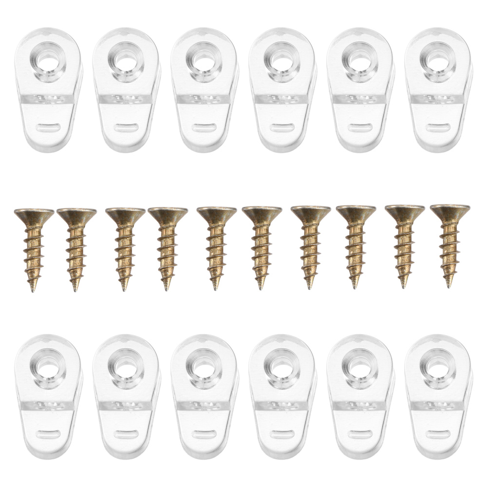 20Pcs Glass Door Clips Fixing  - مراجعة Glass Door Hinge وسعره