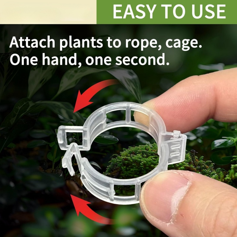 500Pcs Plastic Plant Support C - مراجعة Vine Climbing Plastic وسعره