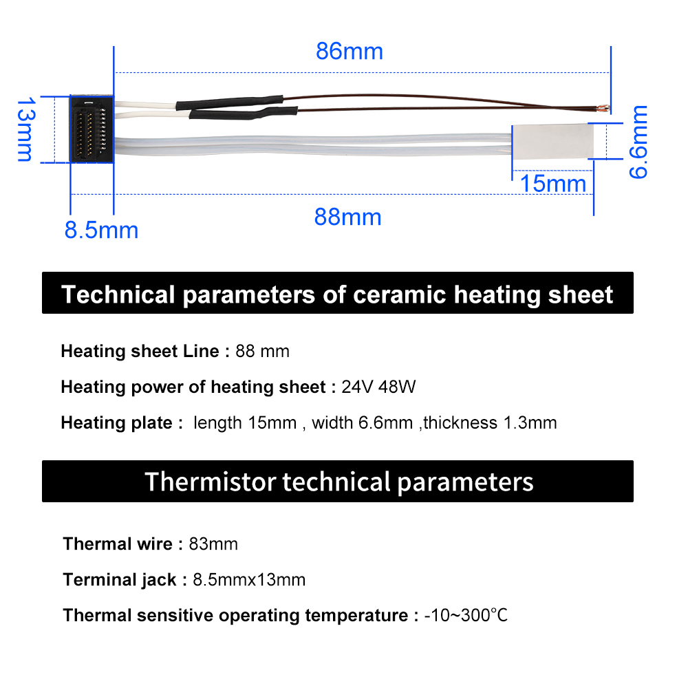 For Bambu Lab Hotend V2.0 V3.0 - مراجعة Ceramic Heat Emitter وسعره