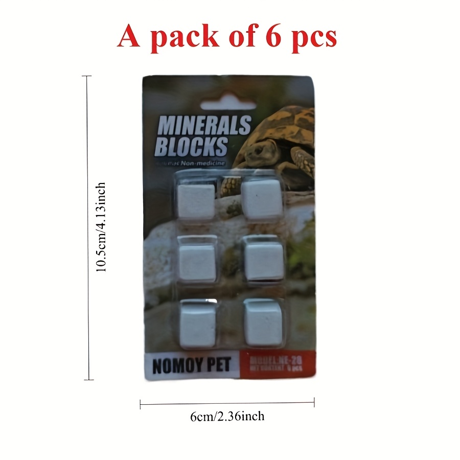 6 Pcs Fish Tank Calcium Block  - مراجعة Calcium Powder Reptile وسعره