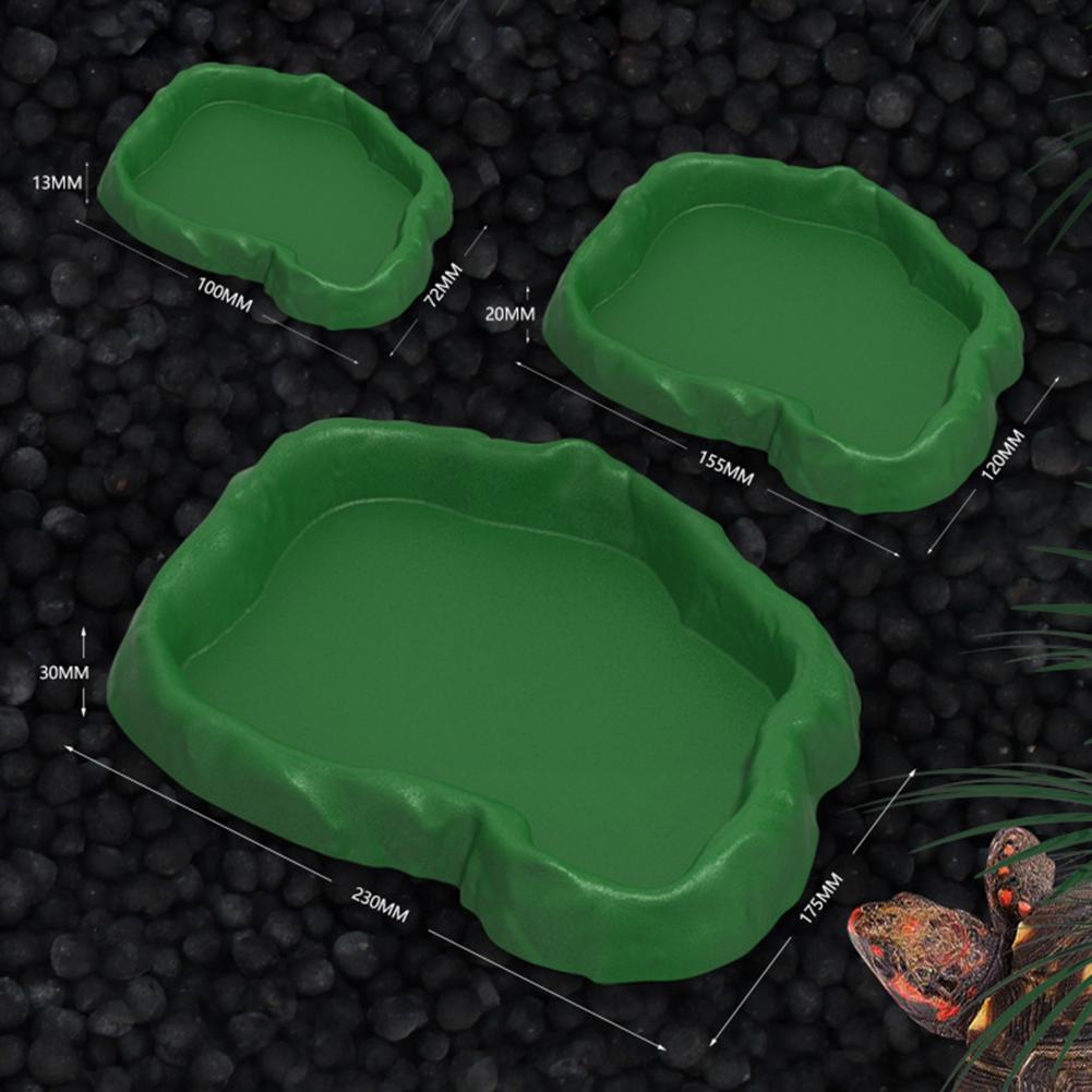 Reptile Feeder Plastic Imitati - مراجعة Water Dish Reptile وسعره