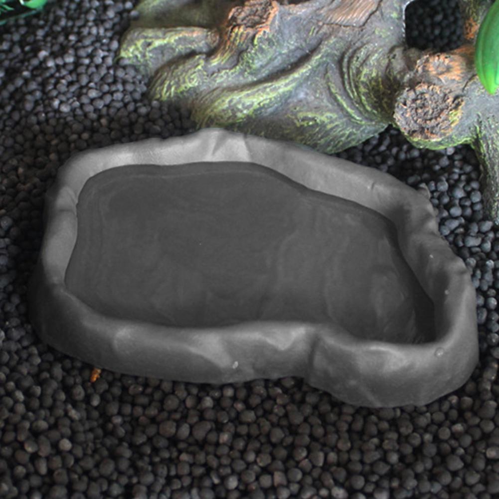 Reptile Feeder Plastic Imitati - مراجعة Water Dish Reptile وسعره