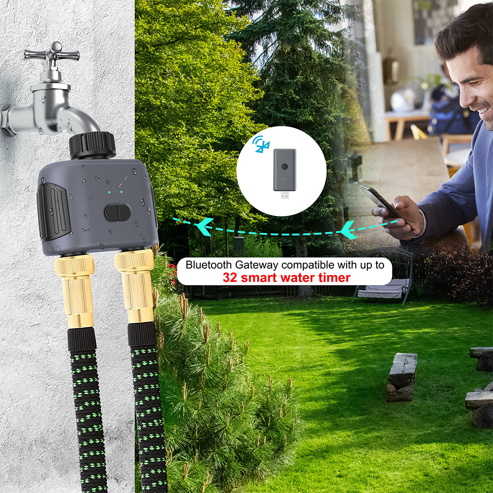 2 Outlets Tuya Smart Garden Wa - مراجعة Timer Dual Outlet وسعره