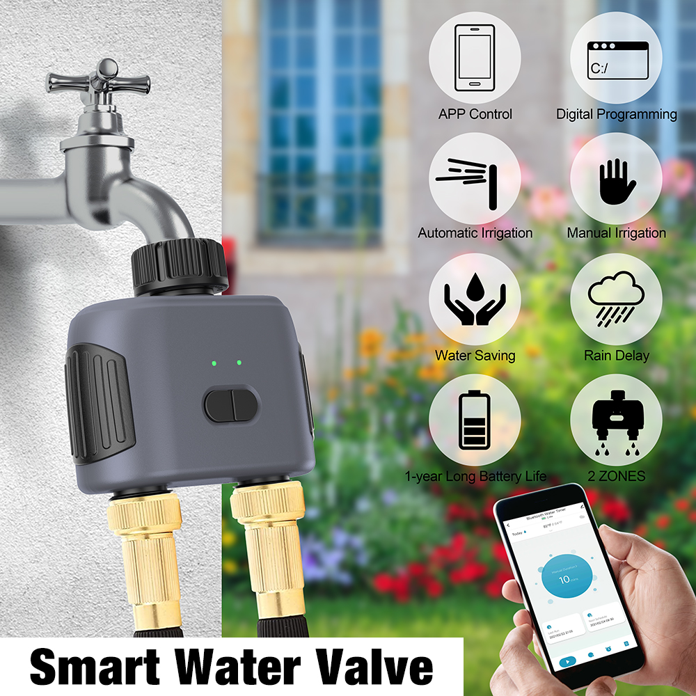 2 Outlets Tuya Smart Garden Wa - مراجعة Timer Dual Outlet وسعره