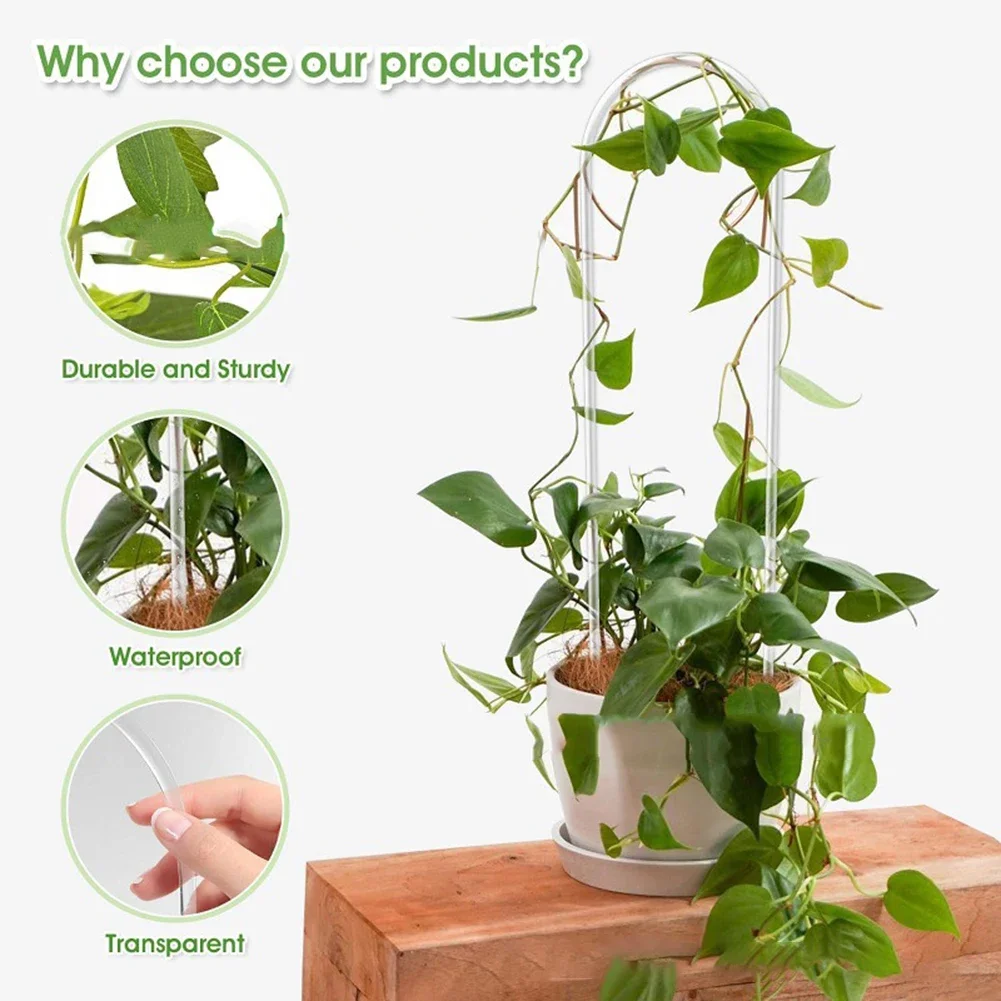 U Shaped Acrylic Trellis Suppo - مراجعة Vine Climbing Plastic وسعره