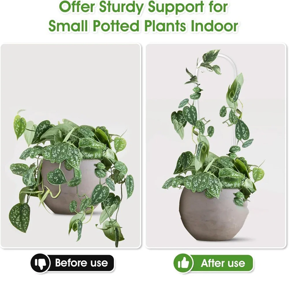 U Shaped Acrylic Trellis Suppo - مراجعة Vine Climbing Plastic وسعره