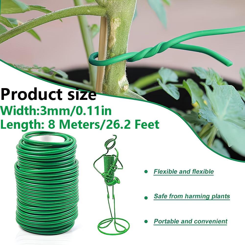1Roll Heavy-Duty Garden Cable  - مراجعة Vine Climbing Plastic وسعره