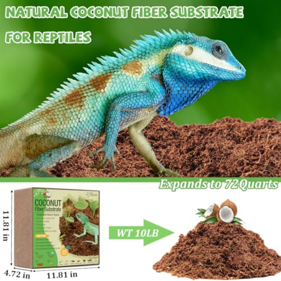 10LBS Natural Coconut Fiber Su - مراجعة Substrate Coconut Fiber وسعره