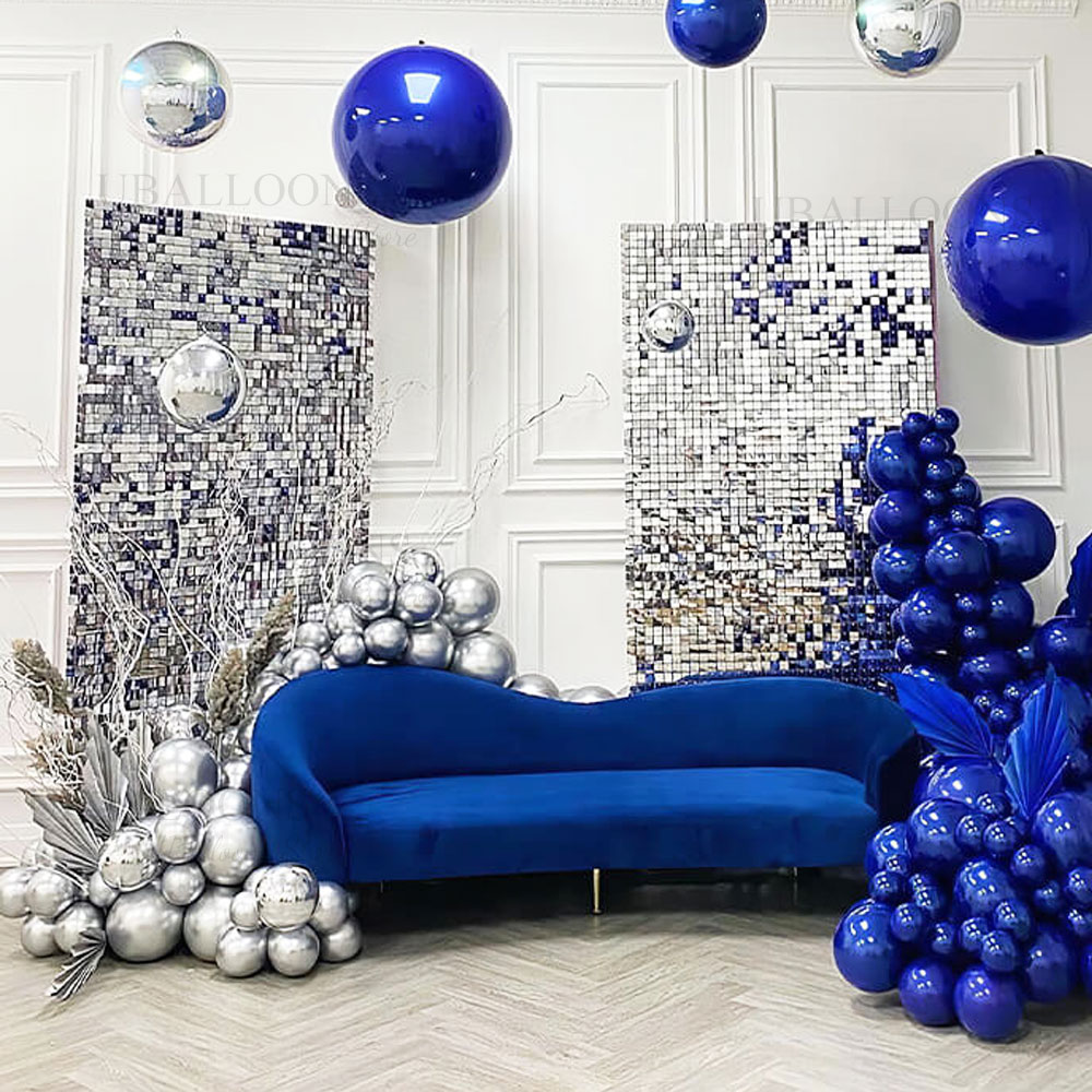 Silver Sequin Wall Backdrop Pa - مراجعة Pvc Panel Background وسعره