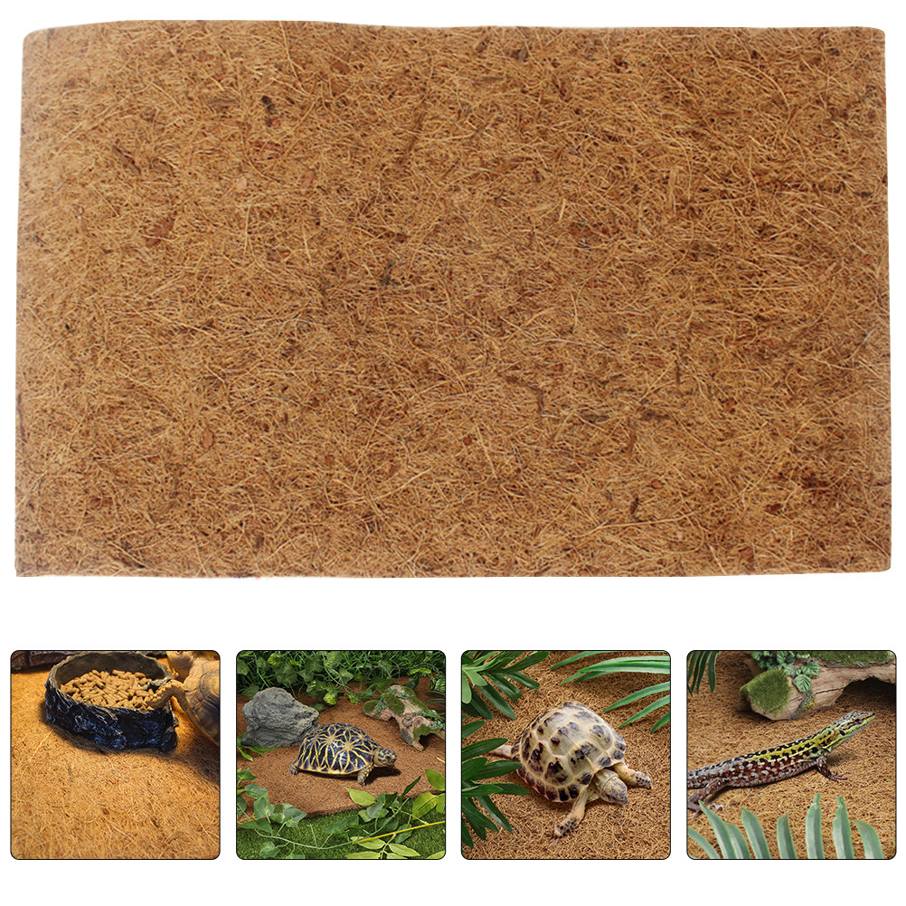 Reptile Terrarium Carpet Natur - مراجعة Substrate Coconut Fiber وسعره